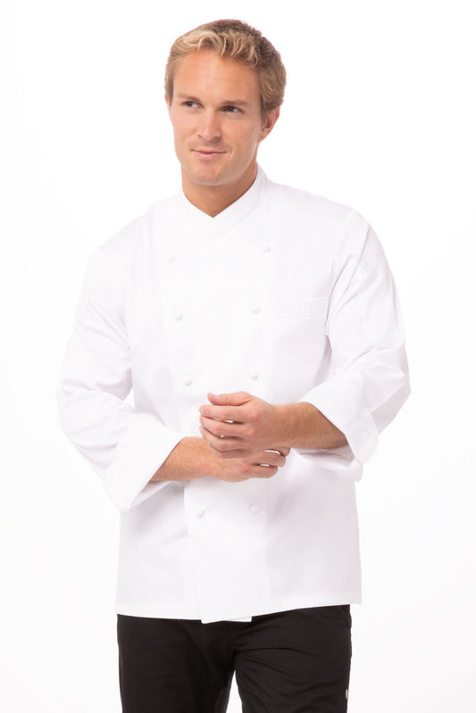 Chef Works Milan Premium Cotton Chef Jacket - (ECCW)