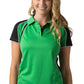 Be Seen-Be Seen Ladies Polo Shirt With Contrast Sleeve Edge Piping 1st( 8 Color )-Emerald-Black-White / 8-Uniform Wholesalers - 7