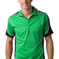Be Seen-Be Seen Men's Polo Shirt With Striped Collar 3rd( 7 Color )-Emerald-Black-White / XS-Uniform Wholesalers - 1
