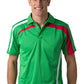 Be Seen-Be Seen Adults Polo Shirt With Contrast Side And Shoulder Panel-Emerald-White-Red / S-Uniform Wholesalers - 7