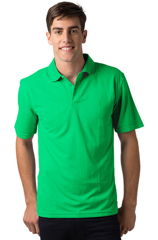 Be Seen-Be Seen Men's Plain Polo Shirt-Emerald / S-Uniform Wholesalers - 4