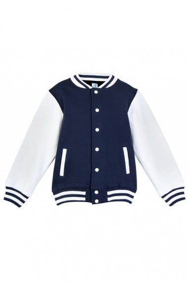 Ramo-Ramo Babies Varsity Jacket-00 / Navy/White-Uniform Wholesalers - 4