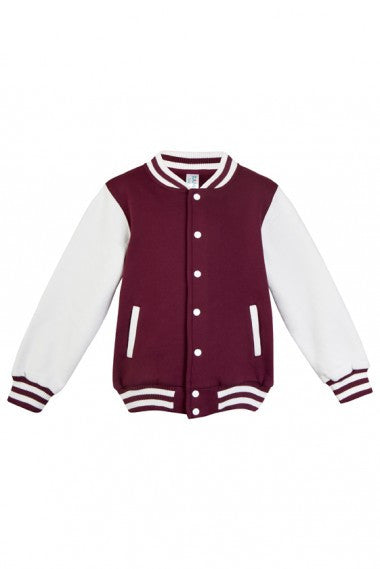 Ramo-Ramo Babies Varsity Jacket-00 / Maroon/White-Uniform Wholesalers - 6