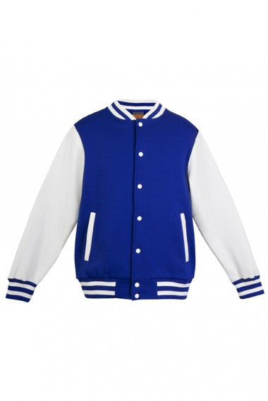 Ramo-Ramo Mens Varsity Jacket-XS/16 / Royal/White-Uniform Wholesalers - 3