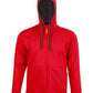 Winning Spirit Men's Passion Pursuit Full Zip Contrast Fleece Hoodie (FL17)