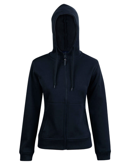 Winning Spirit Women's Full Zip Contrast Bonded Fleece Hoodie (FL18)