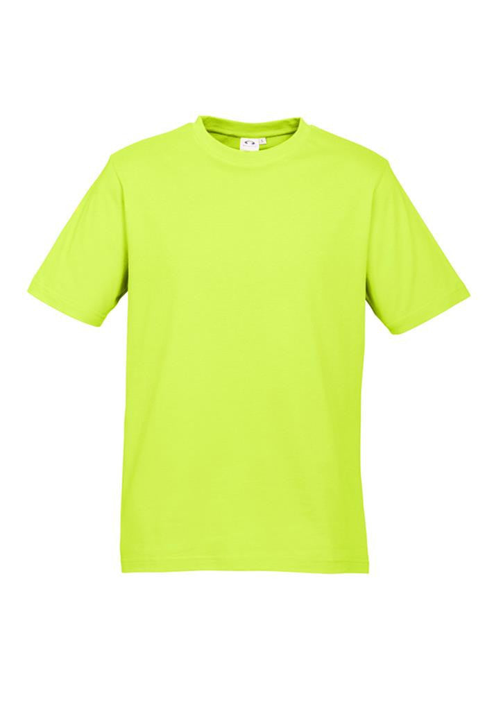 Biz Collection-Biz Collection Kids Ice Tee - 1st ( 12 Colour )-Fluro Yellow / Lime / 2-Uniform Wholesalers - 6