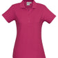 Biz Collection-Biz Collection Ladies Crew Polo(1st 10 Colours)-Fuchsia / 8-Uniform Wholesalers - 8