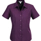 Biz Collection-Biz Collection Ladies Plain Oasis Shirt-S/S-Grape / 6-Uniform Wholesalers - 7