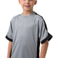 Be Seen-Be Seen Kids Short Sleeve T-shirt-Grey-Black-White / 6-Uniform Wholesalers - 3