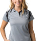 Be Seen-Be Seen Ladies Sleeve Polo Shirt With Striped Collar 1st( 10 Color )-Grey-Black / 8-Uniform Wholesalers - 5