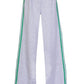 Ramo-Ramo Ladies Striped Track Pants-Grey Marl/Kelly Green / 8-Uniform Wholesalers - 6