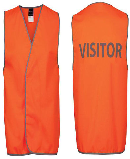 JBs Wear Hi Vis Safety Vest Visitor (6HVS7)