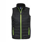 Biz Collection-Biz Collection Stealth Mens Vest-S / BLACK/LIME-Uniform Wholesalers - 3