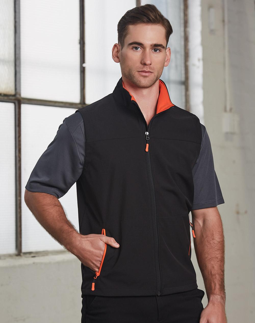 Winning Spirit  Rosewall Soft Shell Vest Men's (JK45)