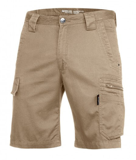 King Gee-King Gee Tradie Sum Shorts-Khaki / 97R-Uniform Wholesalers - 5