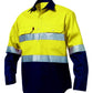 KingGee Reflective Closed Front Spliced Drill Shirt L/S (K54325)