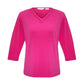 Biz Collection Womens Lana 3/4 Sleeve Top-(K819LT)