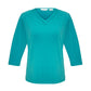 Biz Collection Womens Lana 3/4 Sleeve Top-(K819LT)