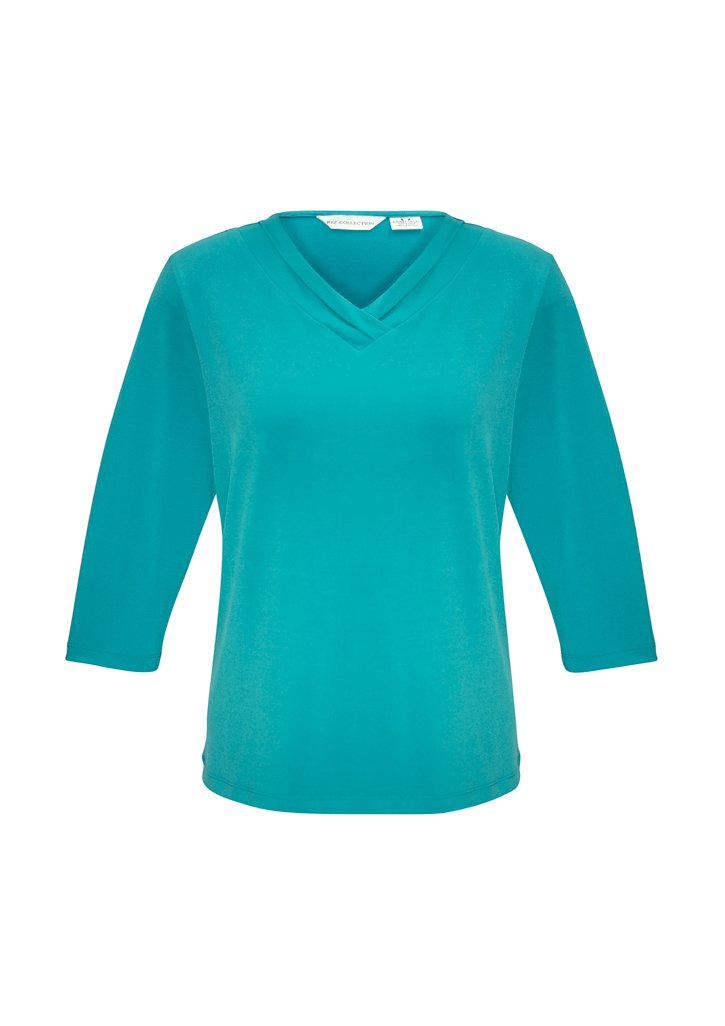Biz Collection Womens Lana 3/4 Sleeve Top-(K819LT)