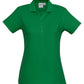 Biz Collection-Biz Collection  Ladies Crew Polo(2nd 4 Colours)-Kelly/Green / 8-Uniform Wholesalers - 5
