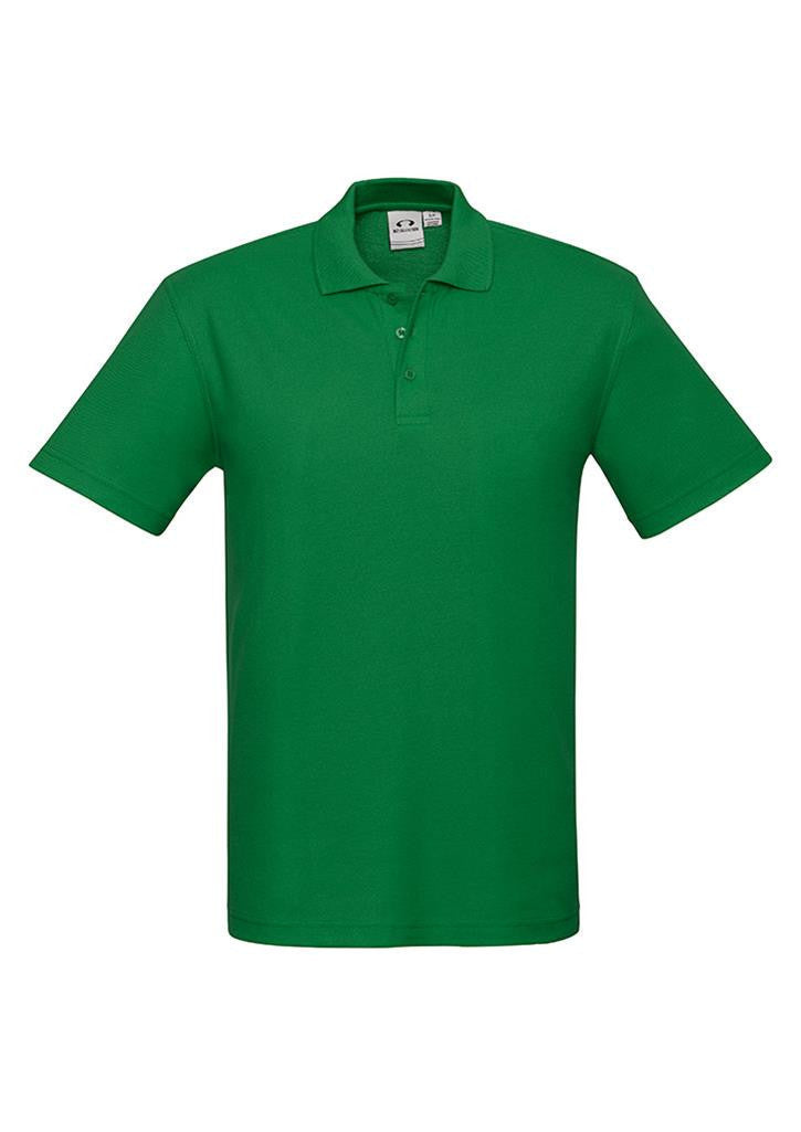 Biz Collection-Biz Collection Mens Crew Polo (2nd 7 Colours)-Kelly Green / S-Uniform Wholesalers - 8