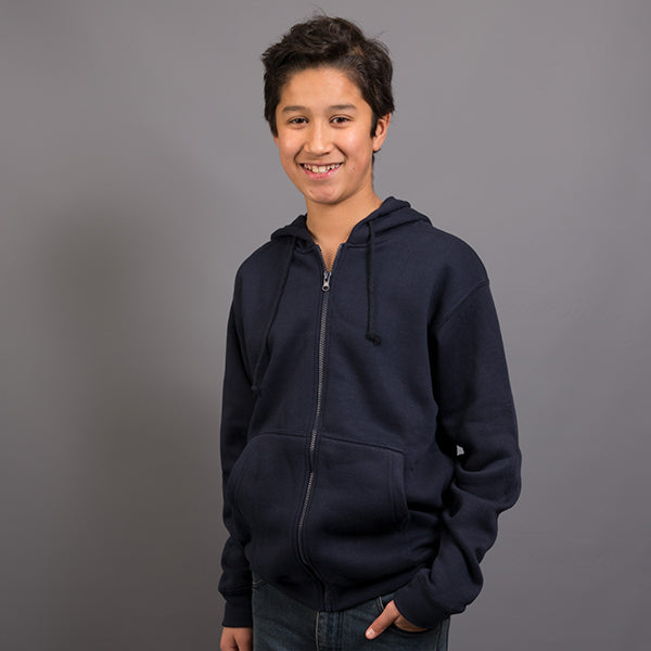 Sportage-Sportage Kid Jarvis Full Zip Kangaroo Pocket Hoodie-Uniform Wholesalers