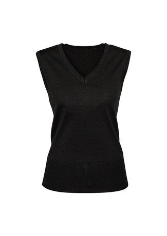 Biz Collection-Biz Collection Milano Ladies Vest-XS / BLACK-Uniform Wholesalers - 2