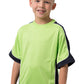 Be Seen-Be Seen Kids Short Sleeve T-shirt-Lime-Navy-White / 6-Uniform Wholesalers - 5
