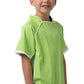 Be Seen-Be Seen Kids T-shirt With Pique Knit-Lime-White-Black / 6-Uniform Wholesalers - 7