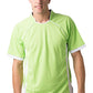 Be Seen-Be Seen Men's Polo Shirt With Pique Knit Body And Contrast 1st( 7 Color )-Lime-White-Black / XS-Uniform Wholesalers - 7