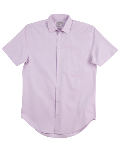 Winning Spirit Men's CVC Oxford Short Sleeve Shirt (M7040S)