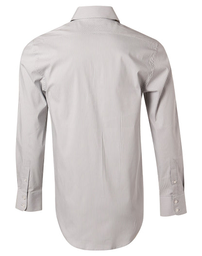 Winning Spirit Men's Ticking Stripe Long Sleeve Shirt (M7200L)
