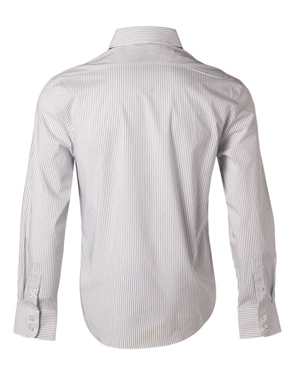 Winning Spirit Men's Ticking Stripe Long Sleeve Shirt (M7200L)