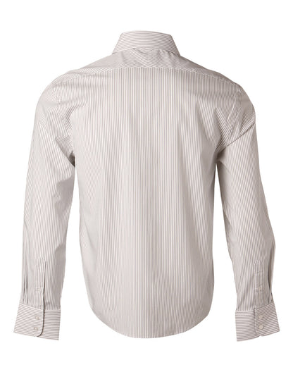 Winning Spirit Men's Ticking Stripe Long Sleeve Shirt (M7200L)