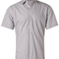 Winning Spirit Men's Fine Stripe Short Sleeve Shirt (M7211)