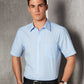 Winning Spirit Men's Pin Stripe Short Sleeve Shirt (M7221)
