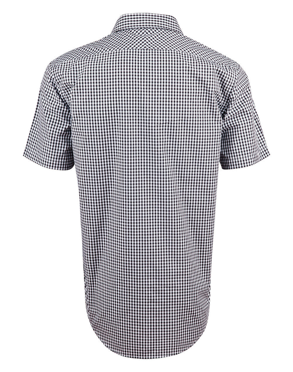 Winning Spirit Men’s Gingham Check Short Sleeve Shirt (M7300S)