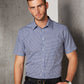 Winning Spirit Men’s Two Tone Gingham Short Sleeve Shirt (M7320S)