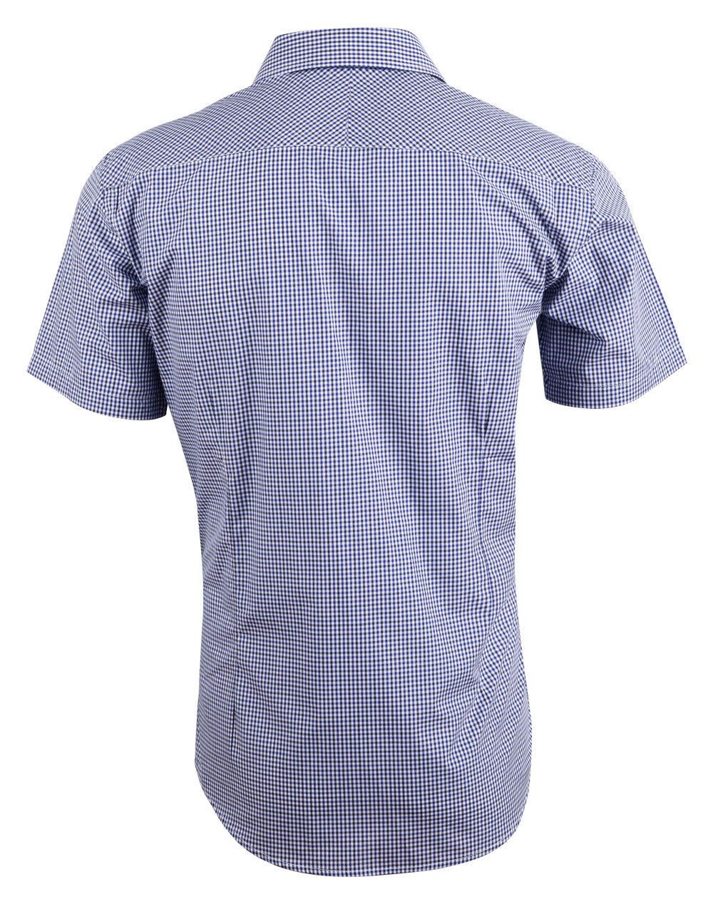 Winning Spirit Men’s Two Tone Gingham Short Sleeve Shirt (M7320S)