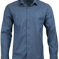 Winning Spirit Ascot Mens Long Sleeve Dot Jacquard Stretch Shirt (M7400L)