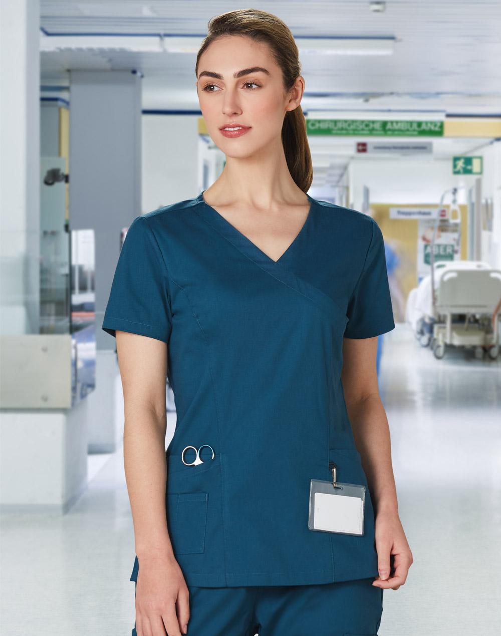 Wining Spirit  Ladies Scrub Top (M7640)