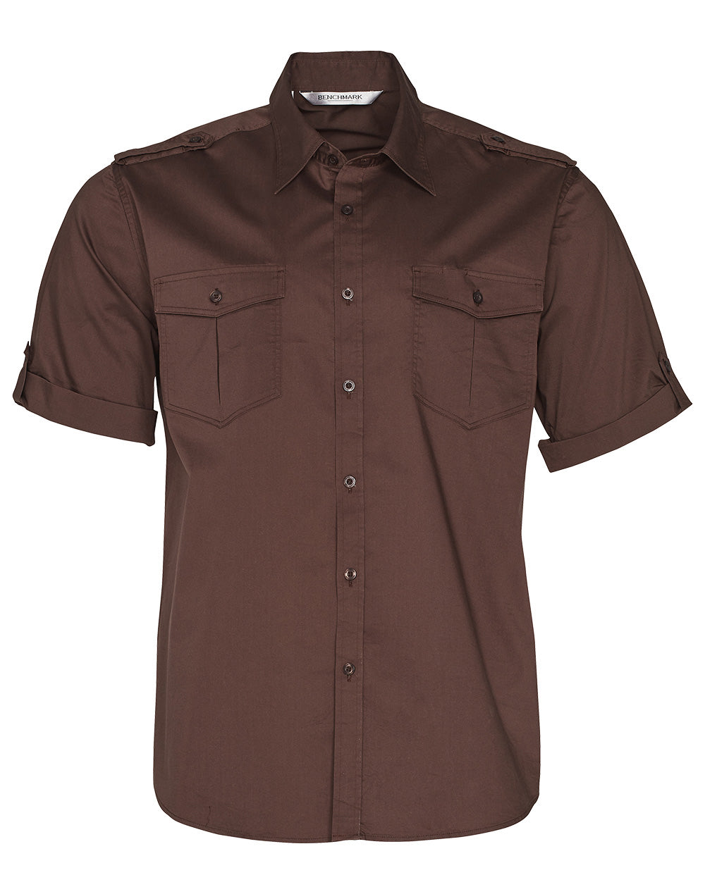 Winning Spirit Men's Short Sleeve Military Shirt (M7911)