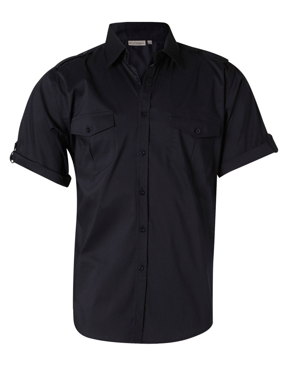 Winning Spirit Men's Short Sleeve Military Shirt (M7911)