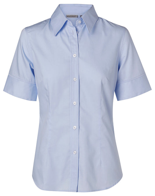 Winning Spirit Women's Fine Twill Short Sleeve Shirt (M8030S)