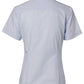 Winning Spirit Women's Fine Stripe Short Sleeve Shirt (M8211)