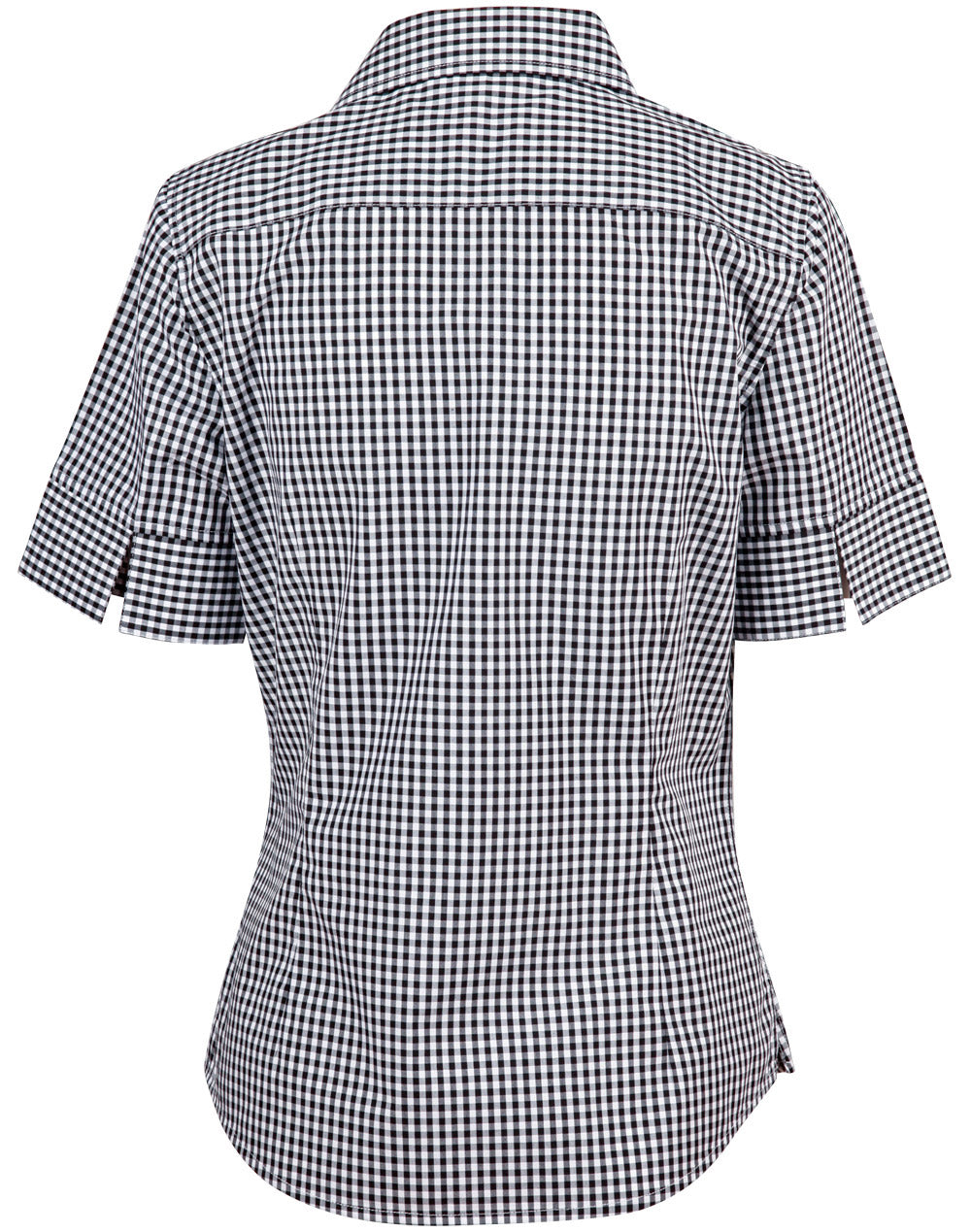 Winning Spirit Ladie's Gingham Check Short Sleeve Shirt (M8300S)