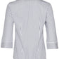 Winning Spirit Women's Sateen Stripe 3/4 Sleeve Shirt (M8310Q)