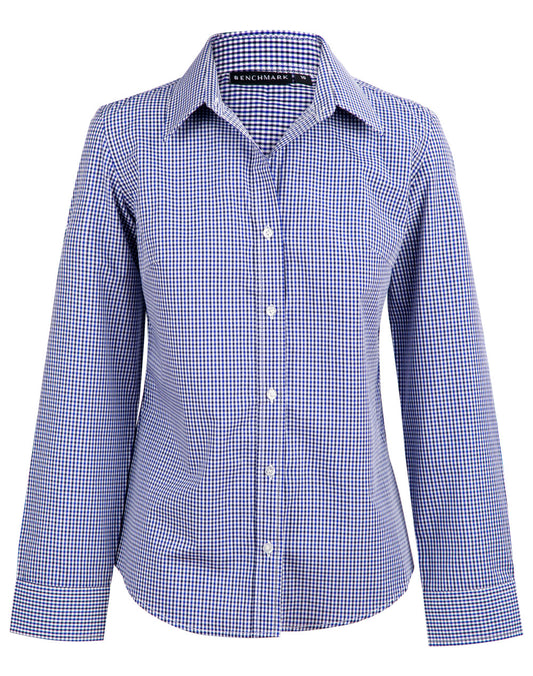 Winning Spirit Ladies’ Multi-tone Check Long Sleeve Shirt (M8320L)
