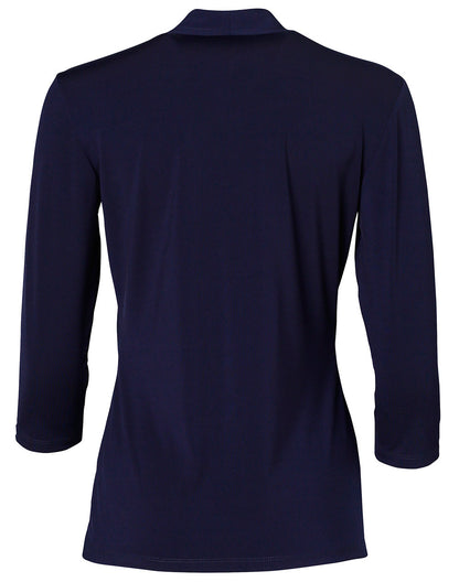 Winning Spirit Ladies 3/4 Sleeve Stretch Knit Top Isabel (M8830)